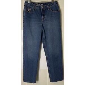 Cruel Girl Western Relaxed Fit Jeans Women's Junior 15/XL‎ Blue Denim